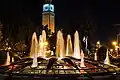 The Clock Tower at night.