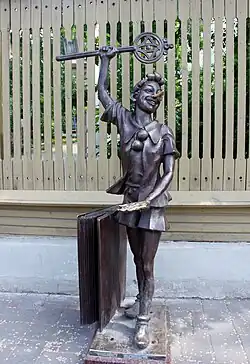 A monument to Buratino has appeared in Samara (2016)