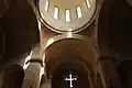 Arches and columns of the church