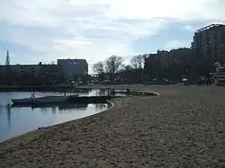 A beach in Sestroretsk, Kurortny District