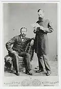 Photo by Vasily Dosekin: Sons of John Hughes: John James Hughes Jr. (sitting) and Iver Hughes - Managing Directors of the Yuzovsky Plant of the Novorossiysk Society.