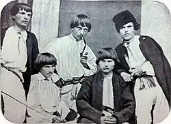 chlopomans Onufrii Khoinovsky, Vikentii Vasylevsky, Vladyslav Vynarsky, Tadeusz Rylski, V. Antonovych