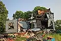Church ruins in May 2023