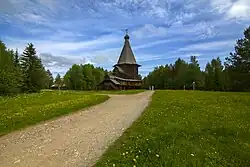St. George Church from Vershiny (Malye Korely), Primorsky District