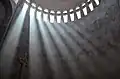 Inside the church