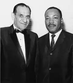 Lou Boyar and Martin Luther King Jr.