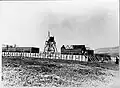 Masada tower under construction 1937