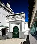 The entrance to the mausoleum