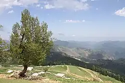 Barz Kuh Mountain in the rural distirct