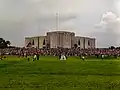 Mass occupying the Jatiya Sangsad Bhaban after the fall of Hasina