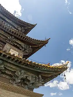 Dougong of the main pavilion