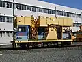 Overhead line replacement vehicle