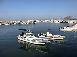 The view of port