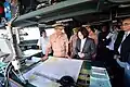 Tsai Ing-wen and Huang Shu-kuang inspects Di Hua on 12 July 2015.