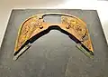 Gilded bronze saddle fitting front wheel (maewa) Nara Prefectural Kashihara Archaeological Institute (other images are the same).