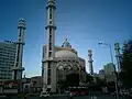 The mosque in 2010 when the four minarets were extant