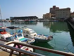 Ships in port