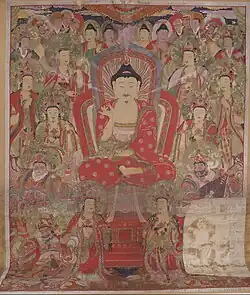 Amitabha Buddha’s Assembly in the Pure Land, Joseon, Dongguk University Museum