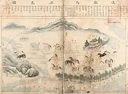 진헌마정색도
