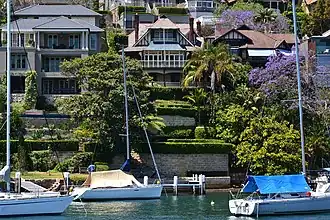 View of Mosman from the Mosman ferry