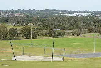 View from the Rooty Hill, Rooty Hill, Sydney, looking across Morreau Reserve