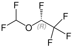 Structural Formula of (R)-Desfluran