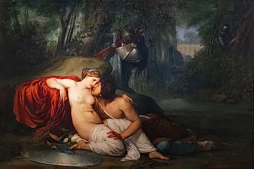 Rinaldo and Armida by Francesco Hayez, 1813