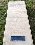 Grave lid, Oxford Cemetery