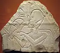 Horemheb making an offering; Egypt, Dynasty 18, Reign of Horemheb
