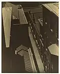 View of Rooftops, 1917; a single print of this photograph was made and given to Charles Sheeler