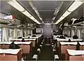 Interior of a Green car on a YK set in September 1999