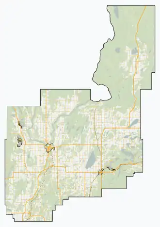 Athabasca County is located in Athabasca County