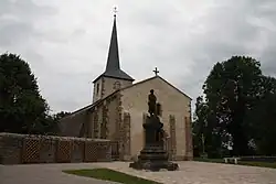 The church in Saint-Marcel-en-Murat
