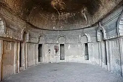 Inside the vihara