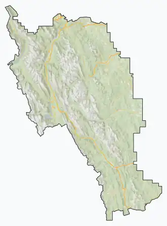 Mount Kidd is located in Kananaskis Improvement District