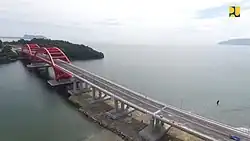 Image 41Youtefa Bridge, currently the longest bridge in Papua (from Western New Guinea)