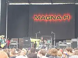 Magna-Fi live on stage (August 14th 2004)