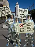City Hall / Fruit Protest, 2005