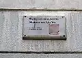 Plate dedicated to Marieta de l'Ull Viu