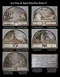 Cloister Lunettes illustrating the Life of Saint Onuphrius Part 5