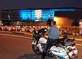 An ACPD motorcycle unit in front of the Pentagon in 2006