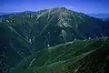 Mount Akaishi seen from Mount Hijiri