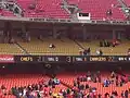 Although the announced attendance was 73,842, Arrowhead Stadium was noticeably empty throughout most of the game
