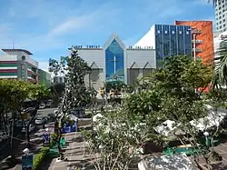 The former Gateway Food Park, where outdoor events are held. now part of Gateway Mall 2