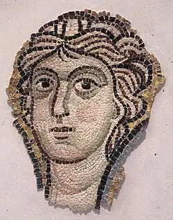 Mosaic from the cathedral in the Louvre in Paris.