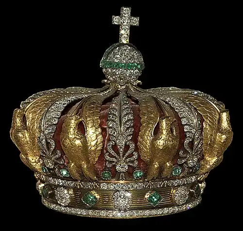 Crown of Empress Eugénie (recovered, damaged)