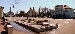 Kościuszko Square in Aleksandrów Łódzki