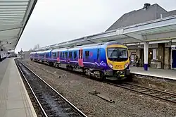 A Class 185 Desiro at platform 2 (April 2013).