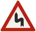1.4 – Double curve, first to the left (formerly used )