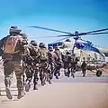 Operators of the 116th RMO during a training.